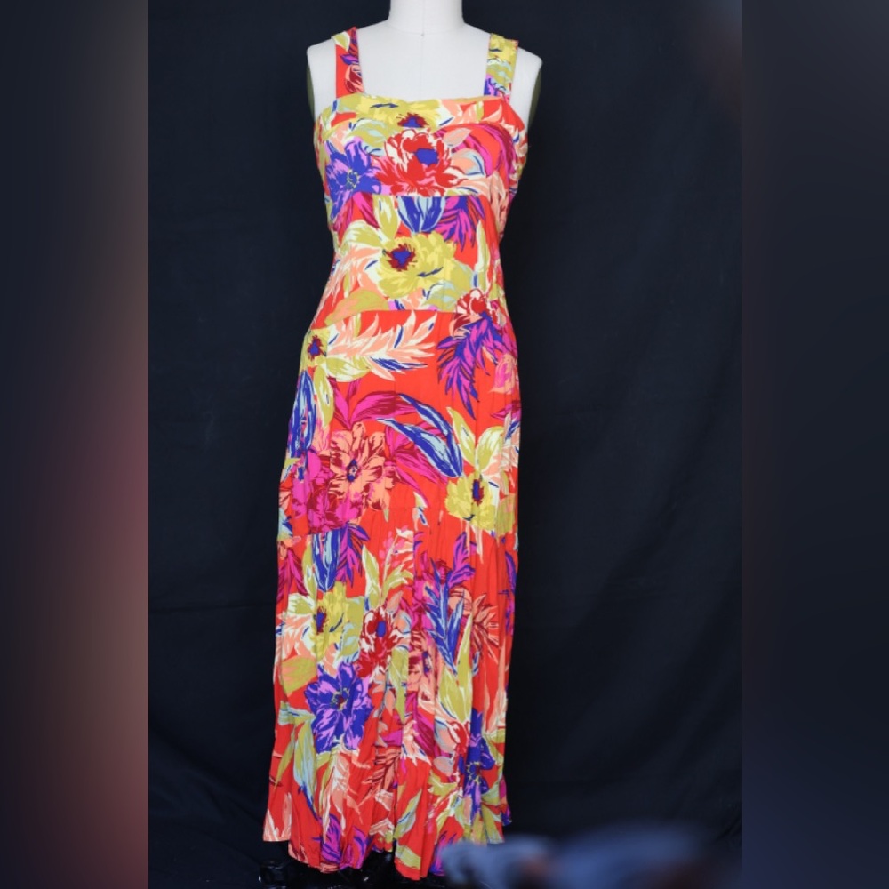 Floral Maxi Dress - Multicolor